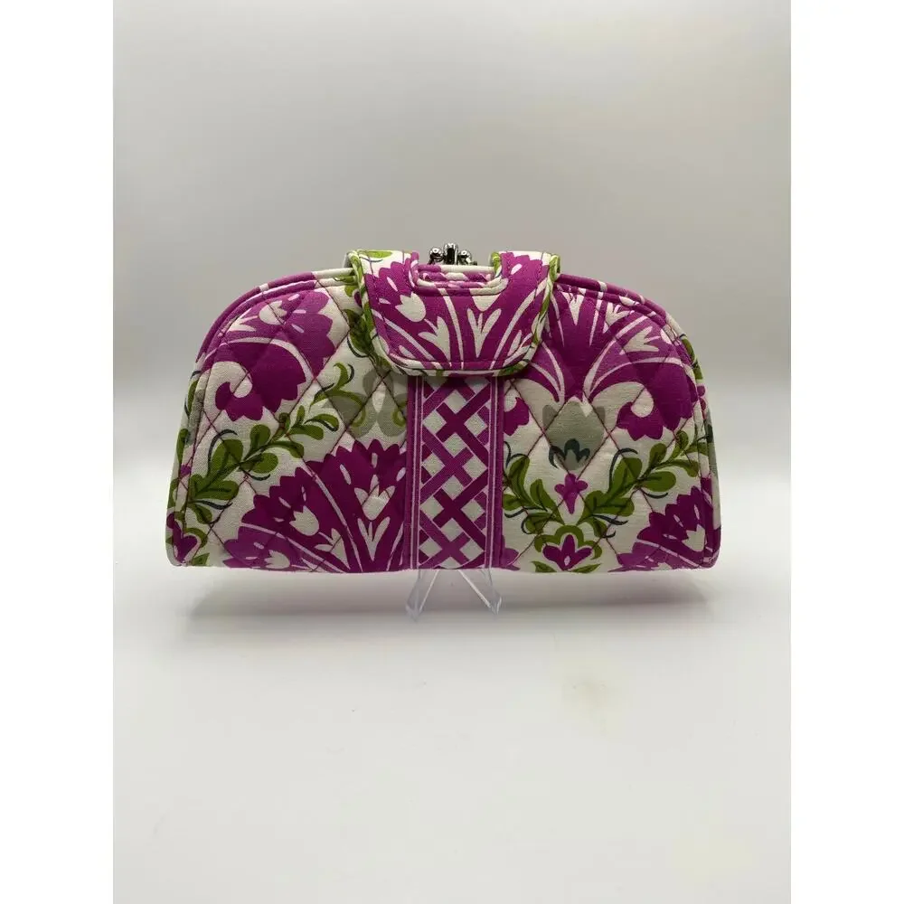 Vera Bradley Kiss 'n Snap Wallet Julep Tulip NWT Retired Floral Kisslock Clutch